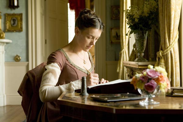 Olivia Williams as Jane Austen.