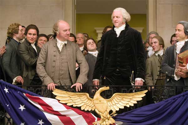 Paul Giamatti and David Morse in John Adams