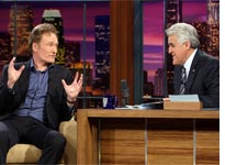 Conan O'Brien on The Tonight Show With Jay Leno. Click image to expand.