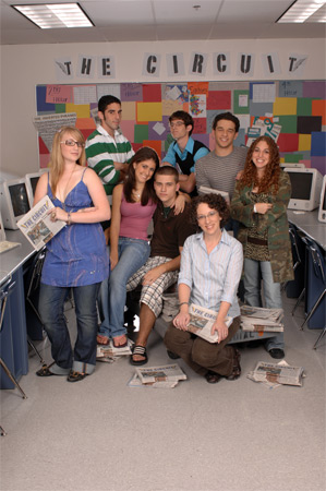 The cast of MTV's The Paper.