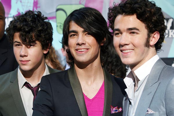 Nick Jonas, Joe Jonas, and Kevin Jonas of the Jonas Brothers.