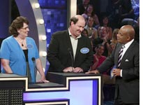 Phyllis Smith, Brian Baumgartner, and Al Roker in Celebrity Family Feud. Click image to expand.
