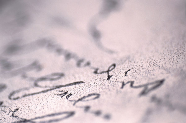 A handwritten document.