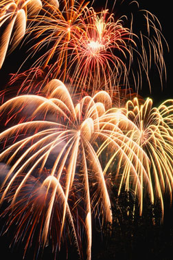 Fireworks.