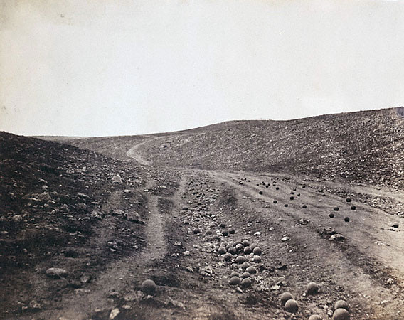 Roger Fenton, The Valley of the Shadow of Death, 1855.