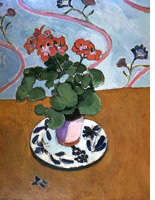 Matisse's 'Geraniums'. Click image to expand. 