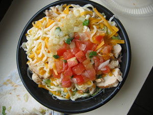 A bunch of bowl: More fat and calories than a Big Mac