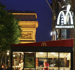 McDonald's in Paris.