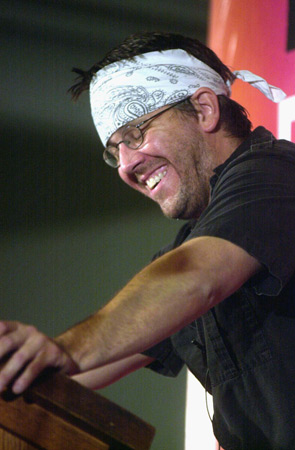 David Foster Wallace in 2002. 