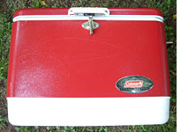 Coleman Steel Cooler.