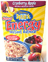 Morning Spark Cranberry Apple Natural Energy Instant Oatmeal 