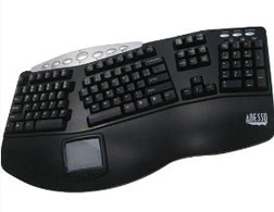 Adesso Tru-Form Pro Contoured Ergonomic Keyboard.