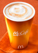 McCafe cappuccino.
