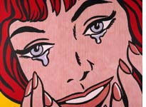 Verdict: Happy! (Credit: Roy Lichtenstein, Happy Tears, courtesy Christie's)