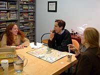 Rebecca Phillips, Steve Waldman, and Wendy Schuman employ Beliefnet's rigorous board-game-testing regimen