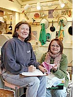 Jo Campbell and Julie Bell discuss starched linens