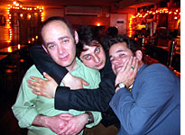 My friends: Todd Barry, Eugene Mirman, Paul F. Tompkins
