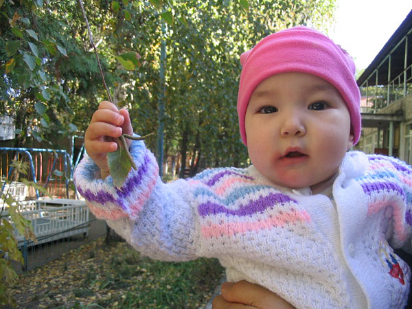 Why we're here: our daughter.