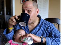Bonding over our favorite beverages.
Click image to expand.