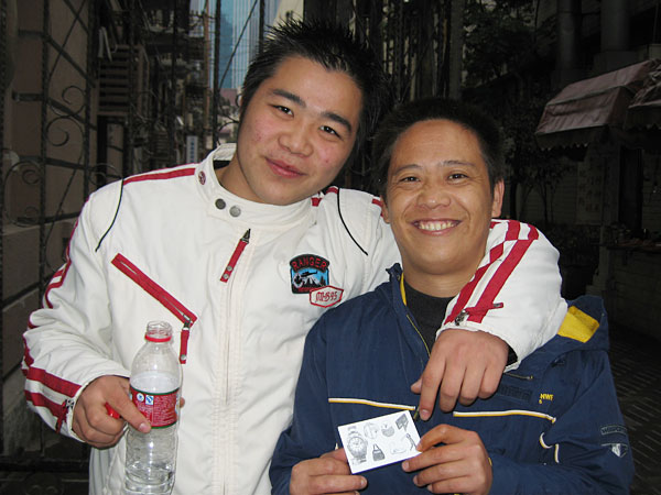 My fake-goods hawkers.