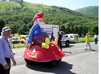 The GiFi gnome, now recovered from its untimely decapitation