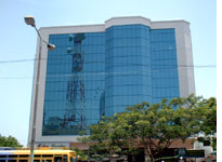 Glass towers in Pondicherry