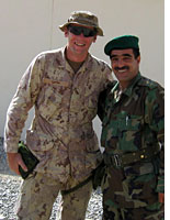 Canadian and Afghan officers together