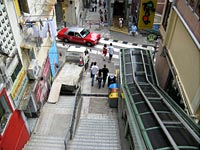 The Hong Kong Mid-Levels Escalator