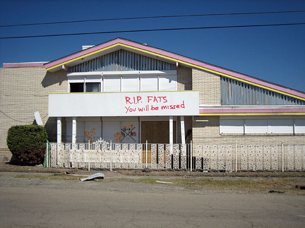 Fats Domino's compound in the Lower Ninth Ward.