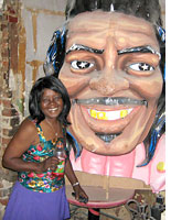 Antoinette with the "big head." Click image to expand.