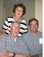My grandparents and uncle in their new apartment 
Click image to expand.