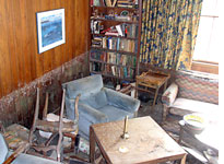 After Katrina, mold 3 feet up the wall in my grandparents' family room
Click image to expand.