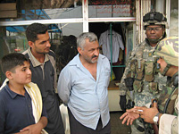 Maj. Davenport on Palestine Street. Click image to expand.