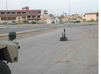 Robot on way to detonate IED. Click image to expand.