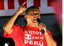 Peruvian presidential candidate Ollanta Humala 
Click image to expand.