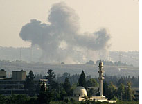 Israeli air strike. Click image to expand.