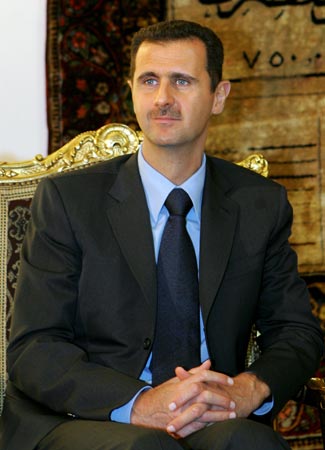 Syrian President Bashar Assad. 