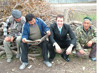 Dominik Lemanski hunts for Borat in Kazakhstan. Click image to expand.