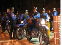 Police ready to ride. Click image to expand.
