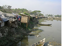 The back side of the Teknaf camp. Click image to expand.
