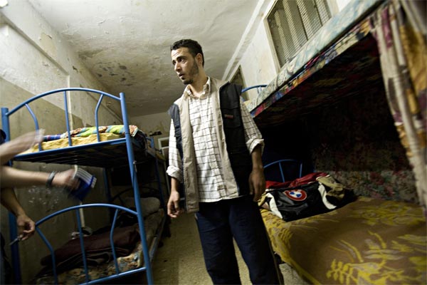 Ahmed, an inmate at a Gaza Strip prison.