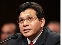US Attorney General Alberto Gonzales. Click image to expand. 
