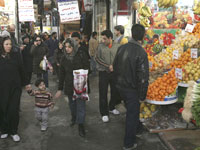 Iranians at a market. Click image to expand.