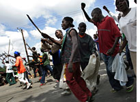 Kenyans protest the elections
Click image to expand.