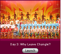 Click here to launch a slide show on Day 3: Why Leave Changle?