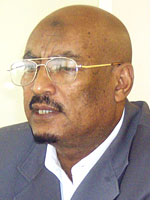 Diaspora politician Faisal Ali Waraabe. Click image to expand.