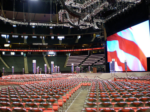 The view from the (empty) floor.