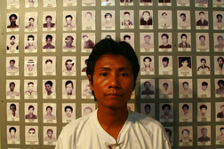 A political prisoner for 14 years, Aung Kyaw  Oo now works to support Burma's prisoners of conscience.  Click image to expand.