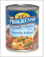 Progresso vegetable soup.