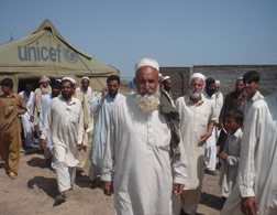A UNICEF tent in Jalozai, Pakistan. Click image to expand.